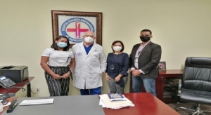 Director General del Hospital Dr. Dar&iacute;o Contreras, recibi&oacute; en su despacho la visita de los Supervisores del SRSM