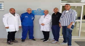 Director Dar&iacute;o Contreras visita al director del hospital Boca Chica